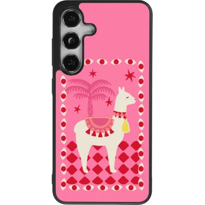 Coque Samsung Galaxy S24 - Silicone rigide noir Alpaca 2026