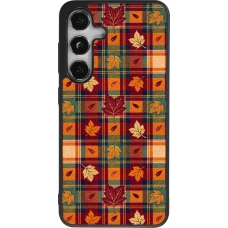 Samsung Galaxy S24 Case Hülle - Silikon schwarz Autumn 26 Autumn pattern