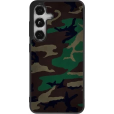 Samsung Galaxy S24 Case Hülle - Silikon schwarz Camouflage 3