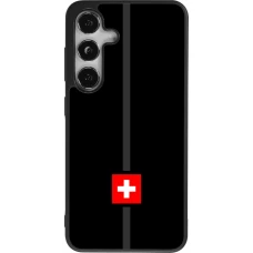 Samsung Galaxy S24 Case Hülle - Silikon schwarz Kanton CH schwarz