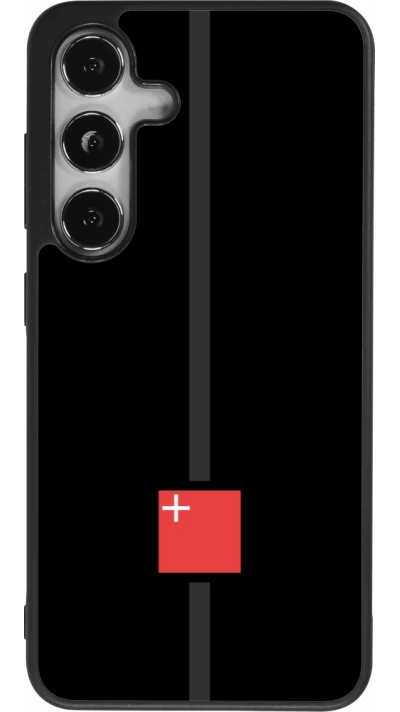 Samsung Galaxy S24 Case Hülle - Silikon schwarz Kanton SZ schwarz
