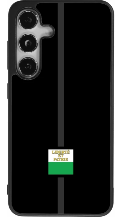 Samsung Galaxy S24 Case Hülle - Silikon schwarz Kanton VD schwarz