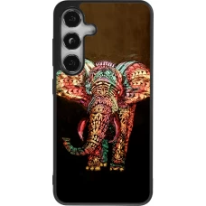 Coque Samsung Galaxy S24 - Silicone rigide noir Elephant 02