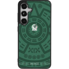 Coque Samsung Galaxy S24 - Silicone rigide noir Maillot de football Mexique 2026 personnalisable