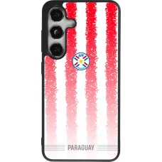 Samsung Galaxy S24 Case Hülle - Silikon schwarz Paraguay 2026 personalisierbares Fussballtrikot