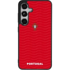 Samsung Galaxy S24 Case Hülle - Silikon schwarz Portugal 2026 personalisierbares Fussballtrikot