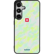 Samsung Galaxy S24 Case Hülle - Silikon schwarz Schweiz Away 2026 personalisierbares Fussballtrikot