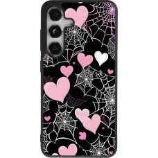 Samsung Galaxy S24 Case Hülle - Silikon schwarz Halloween 2024 girly