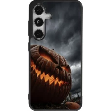 Coque Samsung Galaxy S24 - Silicone rigide noir Halloween 2026 The Wicked Pumpkin