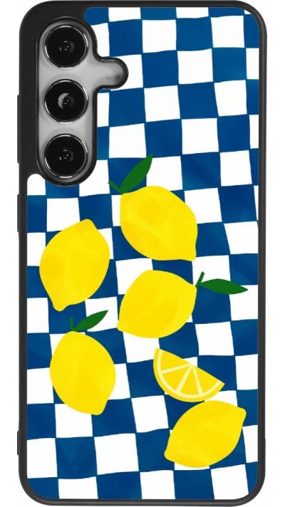 Samsung Galaxy S24 Case Hülle - Silikon schwarz Illustration lemons 2026