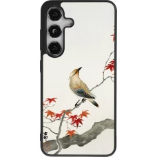 Samsung Galaxy S24 Case Hülle - Silikon schwarz Japanese Bird