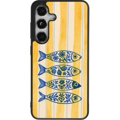 Coque Samsung Galaxy S24 - Silicone rigide noir Portuguese fish 2026
