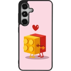 Samsung Galaxy S24 Case Hülle - Silikon schwarz Saint Valentines Day 26 Puzzle