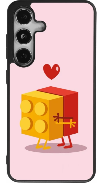Samsung Galaxy S24 Case Hülle - Silikon schwarz Saint Valentines Day 26 Puzzle