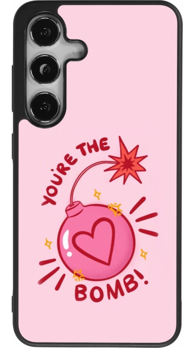 Samsung Galaxy S24 Case Hülle - Silikon schwarz Saint Valentines Day 26 You are the bomb
