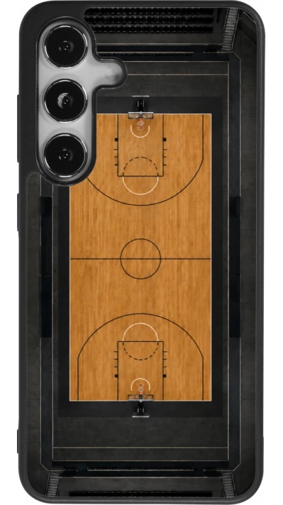 Coque Samsung Galaxy S24 - Silicone rigide noir Sports 2026 Basketball