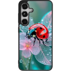 Samsung Galaxy S24 Case Hülle - Silikon schwarz Ladybird in bloom Spring 2026