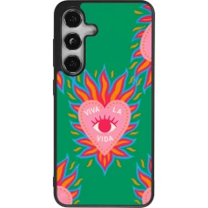 Samsung Galaxy S24 Case Hülle - Silikon schwarz Viva la vida 2026