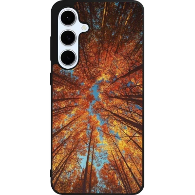 Coque Samsung Galaxy S24 FE - Silicone rigide noir Autumn 25 Trees