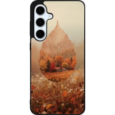 Samsung Galaxy S24 FE Case Hülle - Silikon schwarz Autumn 26 Autumn leaf