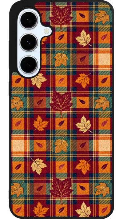Coque Samsung Galaxy S24 FE - Silicone rigide noir Autumn 26 Autumn pattern