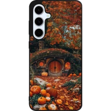 Samsung Galaxy S24 FE Case Hülle - Silikon schwarz Autumn 26 Hobbit house