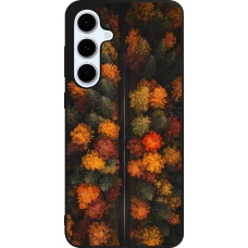 Samsung Galaxy S24 FE Case Hülle - Silikon schwarz Autumn 26 Road in autumn