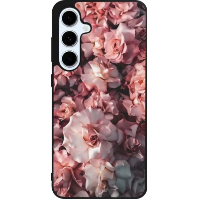 Coque Samsung Galaxy S24 FE - Silicone rigide noir Beautiful Roses