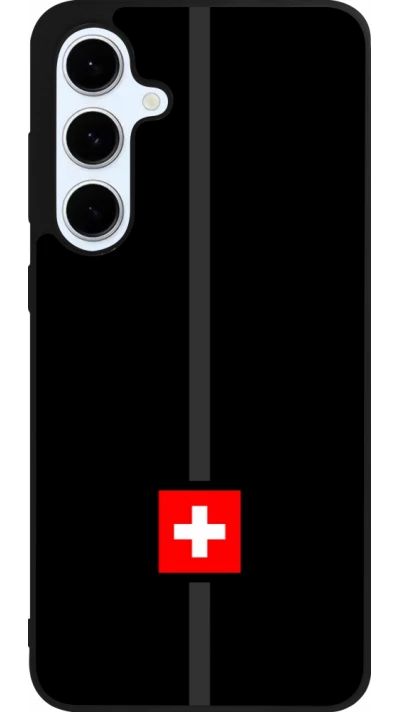 Samsung Galaxy S24 FE Case Hülle - Silikon schwarz Kanton CH schwarz
