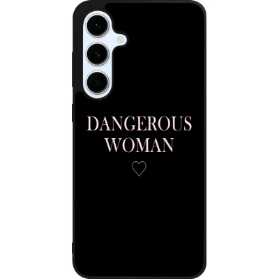 Coque Samsung Galaxy S24 FE - Silicone rigide noir Dangerous woman