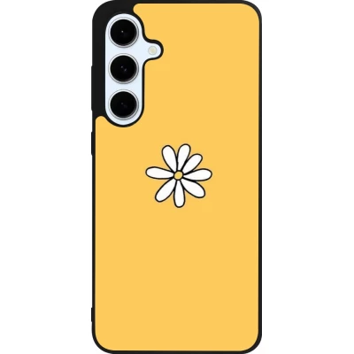 Coque Samsung Galaxy S24 FE - Silicone rigide noir Easter 2023 daisy