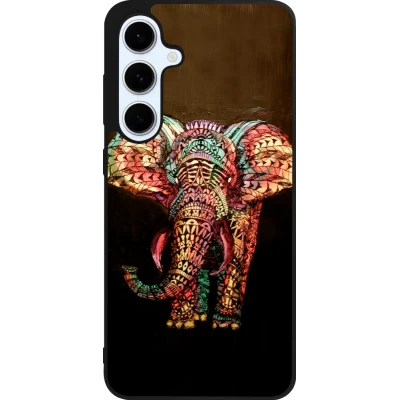 Coque Samsung Galaxy S24 FE - Silicone rigide noir Elephant 02