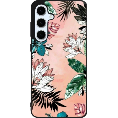 Coque Samsung Galaxy S24 FE - Silicone rigide noir Flowers Artprint