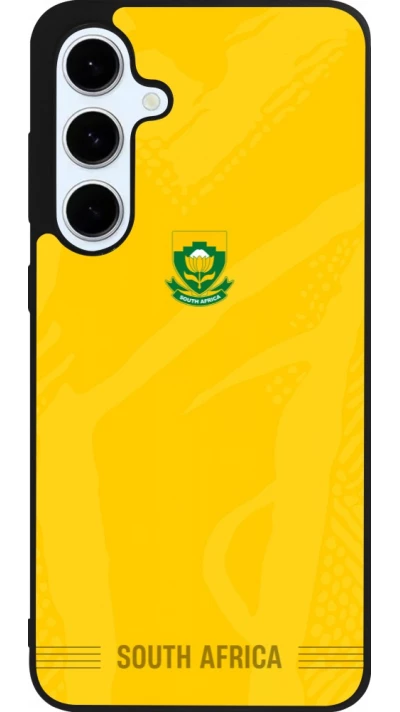 Samsung Galaxy S24 FE Case Hülle - Silikon schwarz Südafrika 2026 personalisierbares Fussballtrikot