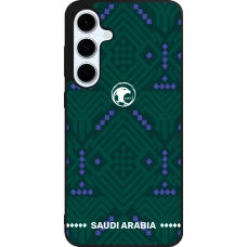 Samsung Galaxy S24 FE Case Hülle - Silikon schwarz Saudi Arabien 2026 personalisierbares Fussballtrikot