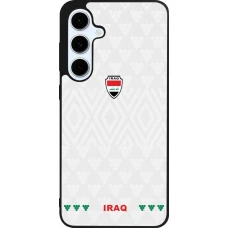 Coque Samsung Galaxy S24 FE - Silicone rigide noir Maillot de football Irak 2026 personnalisable