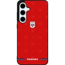 Samsung Galaxy S24 FE Case Hülle - Silikon schwarz Panama 2026 personalisierbares Fussballtrikot