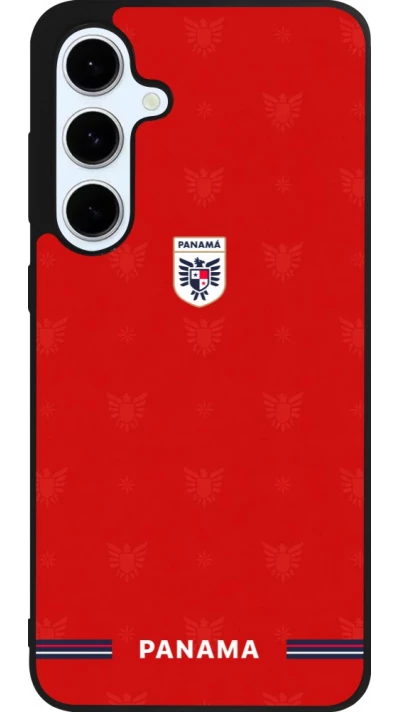Samsung Galaxy S24 FE Case Hülle - Silikon schwarz Panama 2026 personalisierbares Fussballtrikot