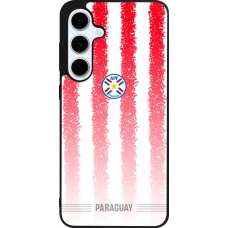 Samsung Galaxy S24 FE Case Hülle - Silikon schwarz Paraguay 2026 personalisierbares Fussballtrikot