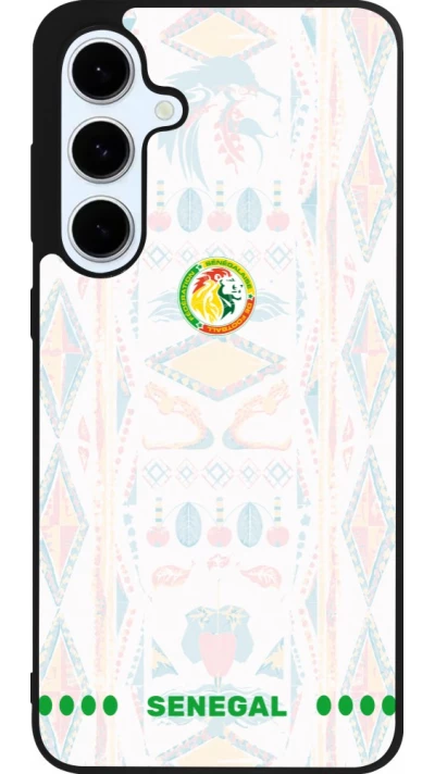 Samsung Galaxy S24 FE Case Hülle - Silikon schwarz Senegal 2026 personalisierbares Fussballtrikot