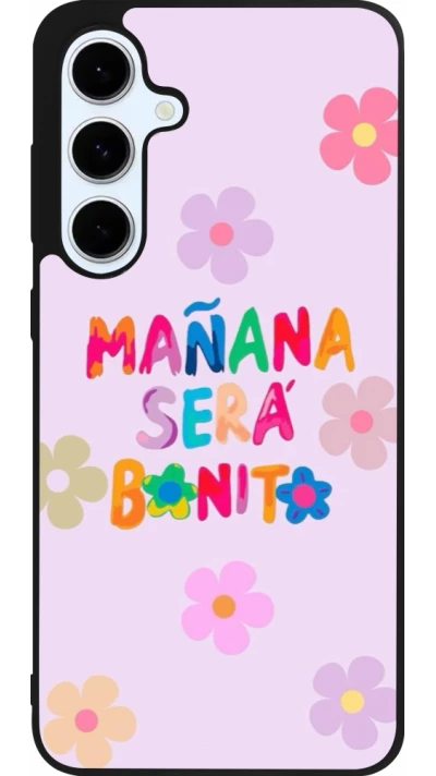 Samsung Galaxy S24 FE Case Hülle - Silikon schwarz Karol G Manana sera bonito