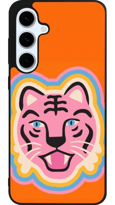 Samsung Galaxy S24 FE Case Hülle - Silikon schwarz Lion colors 2026
