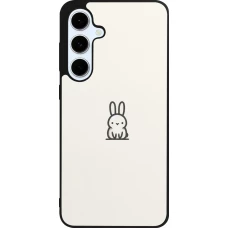 Samsung Galaxy S24 FE Case Hülle - Silikon schwarz Minimal Häschen Süße