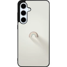 Coque Samsung Galaxy S24 FE - Silicone rigide noir Mini Rainbow Minimal