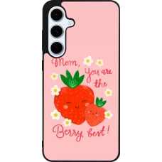 Coque Samsung Galaxy S24 FE - Silicone rigide noir Mom 2026 Berry best