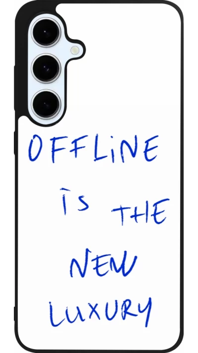 Samsung Galaxy S24 FE Case Hülle - Silikon schwarz Offline is the new luxury