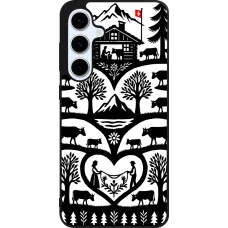 Coque Samsung Galaxy S24 FE - Silicone rigide noir Poya Suisse 2