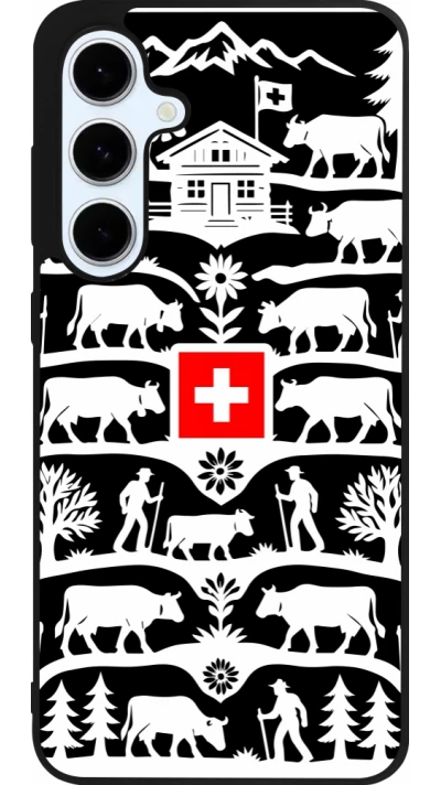 Samsung Galaxy S24 FE Case Hülle - Silikon schwarz Poya Schweiz 3 schwarz