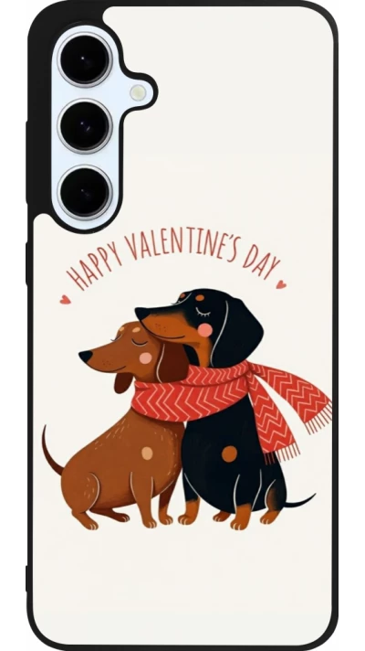 Samsung Galaxy S24 FE Case Hülle - Silikon schwarz Saint Valentines Day 26 Happy Valentine