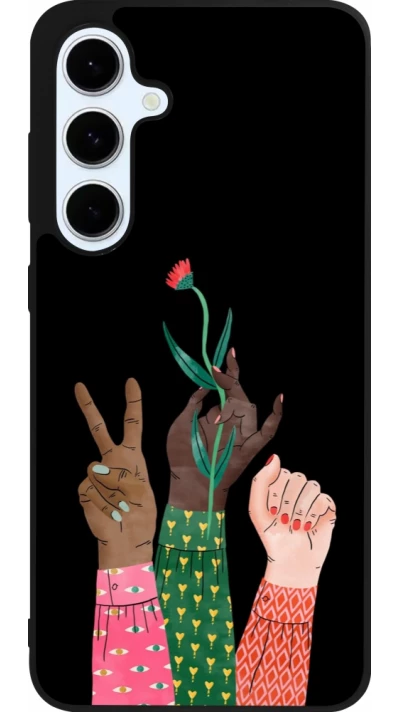 Coque Samsung Galaxy S24 FE - Silicone rigide noir Womens day 2026 2